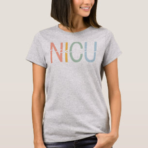 NICUナースICU新生児Boho虹チームTiny Tシャツ