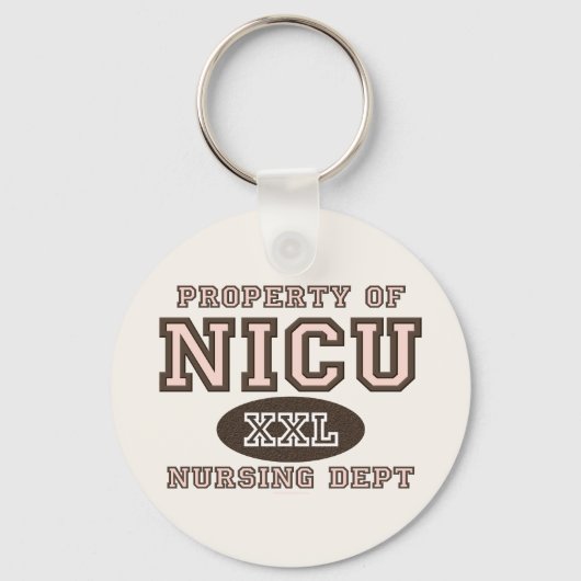 NICUナースKeychainのプロパティ キーホルダー (正面)