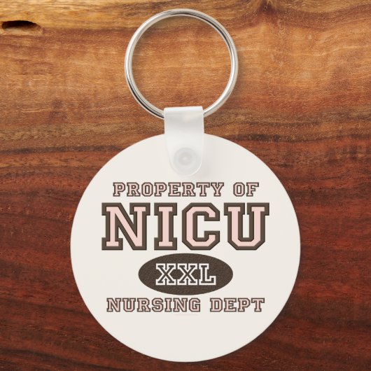 NICUナースKeychainのプロパティ キーホルダー (正面)