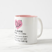 NICUナースMUG ツートーンマグカップ (正面右)