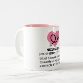 NICUナースMUG ツートーンマグカップ (正面左)