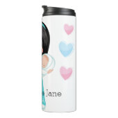 NICUパーソナライズされたナース開催ベビークリスマス タンブラー (回転右)