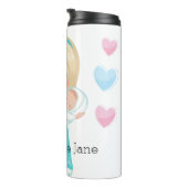 NICUパーソナライズされたナース開催ベビークリスマス タンブラー (回転右)