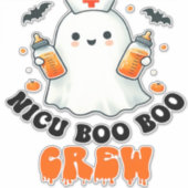 Nicuブークルーハロウィーン，ニクブクルーヌおもしろいヌ シール (正面)
