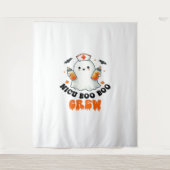 Nicuブークルーハロウィーン，ニクブクルーヌおもしろいヌ タペストリー (正面)