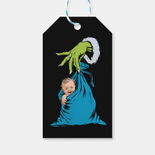 NICU労働配送ナースサンタクリスマスクリスマス ギフトタグ (裏面)