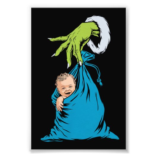 NICU労働配送ナースサンタクリスマスクリスマス フォトプリント            (正面)