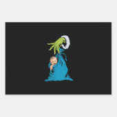 NICU労働配送ナースサンタクリスマスクリスマス ラッピングペーパーシート (正面)