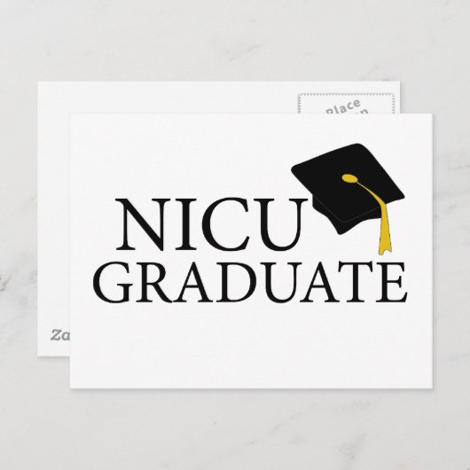 NICU卒業生 案内ポストカード (正面/裏面)