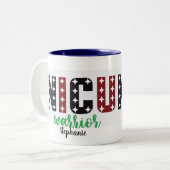 NICU戦士パーソナライズされたバレンタインデーナース ツートーンマグカップ (正面左)