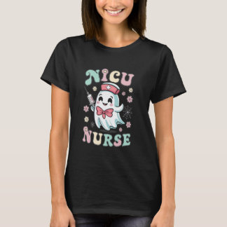 NICU看護師の新生児ケアのハロウィンコスチューム Tシャツ