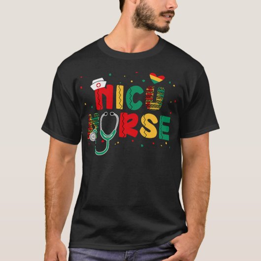 NICU看護師の自慢のTシャツ 看護師への感謝の贈り物 Tシャツ (正面)