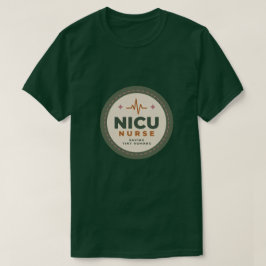 NICU看護師レトロパッチバッジギフト Tシャツ