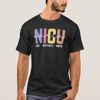 NICU看護師 愛 インスピレーション 癒し 医療 保健 Tシャツ