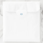 NICU看護師 赤ちゃんの足 プリントTシャツデザイン_ ハートシール (バッグ)
