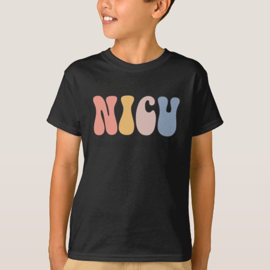 Nicu – 新生児集中気にユニット – 場所 tシャツ (正面)