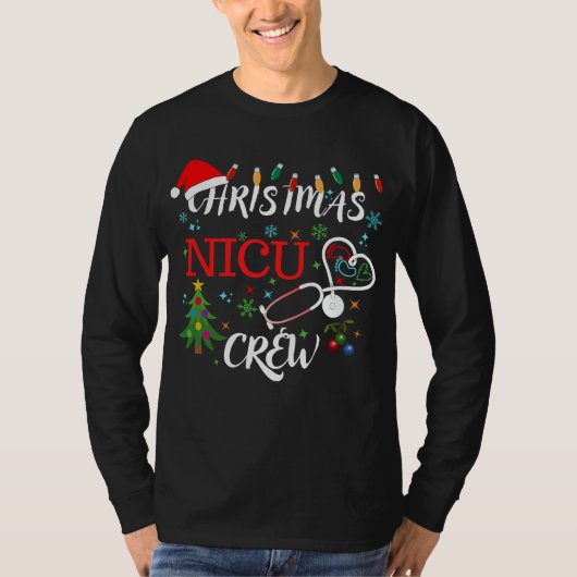 Nicu Christmas Crew 2023 t-shirt. Tシャツ (正面)