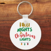 NICU Christmas NICU nights & Christmas Lights キーホルダー (正面)