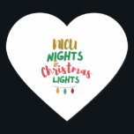 NICU Christmas NICU nights & Christmas Lights ハートシール<br><div class="desc">NICU Christmas NICU nights & Christmas Lights</div>