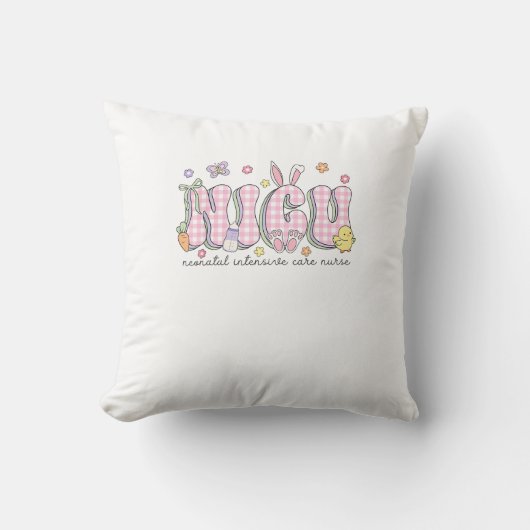 NICU Easter Neonatal Intensive Care Unit Nursing S クッション (正面)