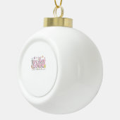 NICU Easter Neonatal Intensive Care Unit Nursing S セラミックボールオーナメント (右)