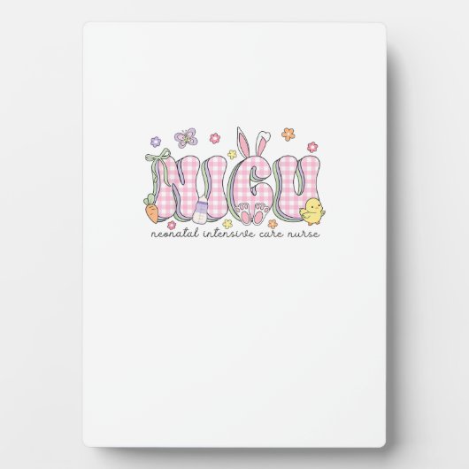 NICU Easter Neonatal Intensive Care Unit Nursing S フォトプラーク (正面)