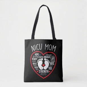 NICU Mom Preemie認識度 トートバッグ