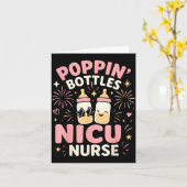 Nicu New Years Shirt, Nurse Png Bottles For The Ne カード (黄色い花)