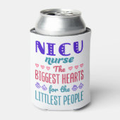 NICU Nurse Biggest Hearts for Littlest People 缶クーラー (缶正面)
