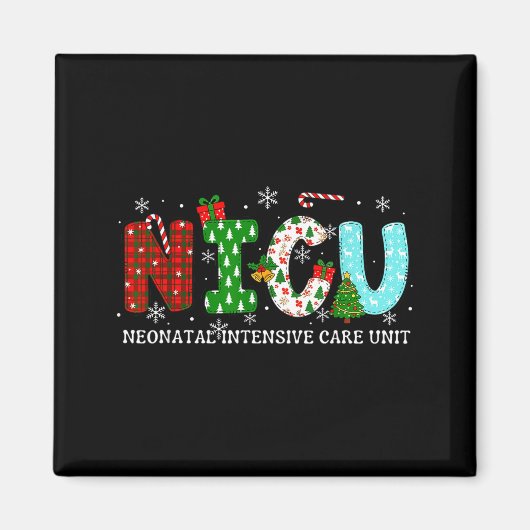 Nicu Nurse Christmas Neonatal Intensive Care Unit  マグネット (正面)