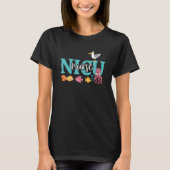 NICU Nurse T Shirt: Beneath the Waves Cute Tee Tシャツ (正面)