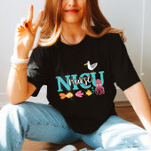 NICU Nurse T Shirt: Beneath the Waves Cute Tee Tシャツ