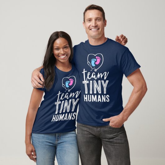 NICU Nurse Team Tiny Humans Gift Neonatal ICU Tシャツ (ユニセックス)