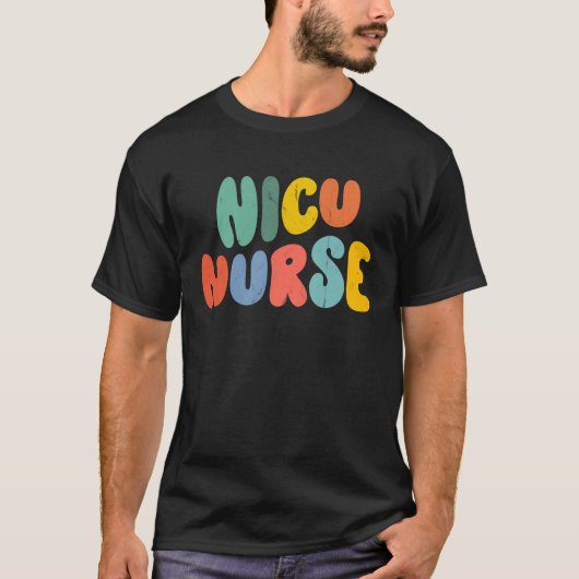 Nicu Nurse Week Groovy Appreciation Day For Women  Tシャツ (正面)