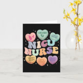 Nicu Valentine Nicu Nurse Valentines Day Icu Nurse カード (黄色い花)