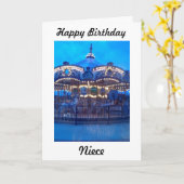 NIECE -ハッピーバースデー カード (黄色い花)