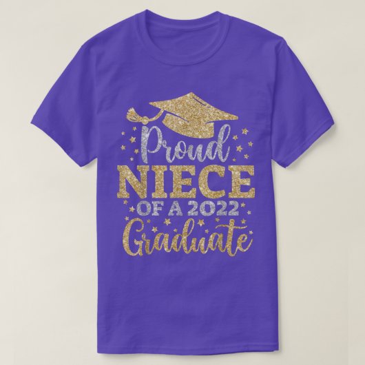 Niece Senior 2022 Proud Mom Of A Class Of 2022 Gra Tシャツ (デザイン正面)