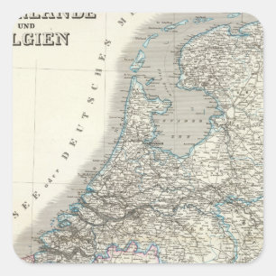 Niederlande, Belgien -オランダ,ベルギー スクエアシール
