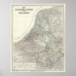 Niederlande, Belgien -オランダ,ベルギー ポスター