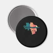 Niedersachsen Bundesland Deutschland マグネット (正面/裏面)