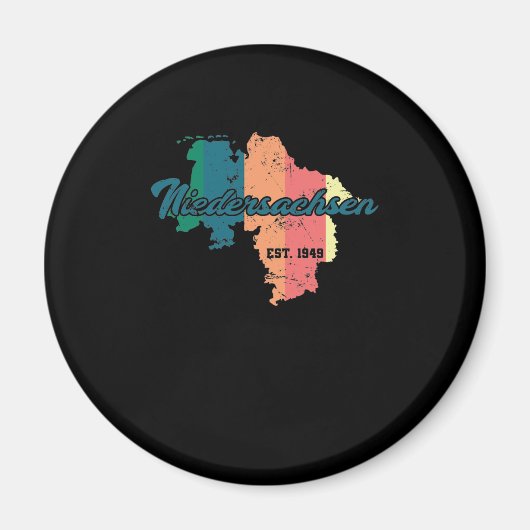 Niedersachsen Bundesland Deutschland マグネット (正面)