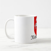 Niedersachsen Wappenの紋章付き外衣 コーヒーマグカップ (左)