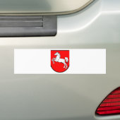 Niedersachsen Wappen バンパーステッカー (車上)