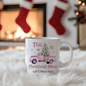 Niedliche Christmas Movie Watching Tasse コーヒーマグカップ