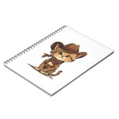 Niedlicher Cowboy-Kater ノートブック (左側)