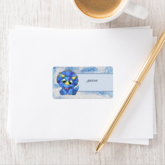 niedlicher Dino ラベル (インサイチュ)