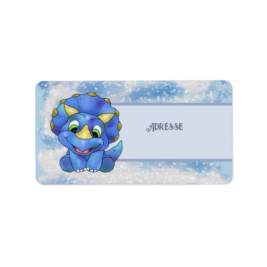 niedlicher Dino ラベル (正面)