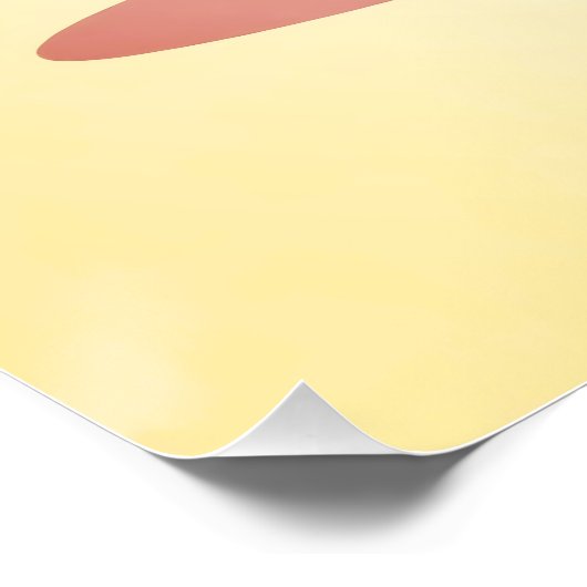 Niedlicher Grapefruit-Charakter ポスター (コーナー)