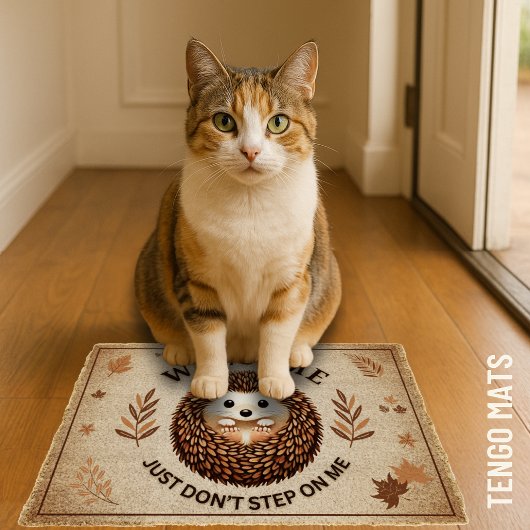 Niedlicher Igel mit Charme Humor für Tierfreunde ドアマット