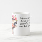 niedlicher Vogel Strauß 6 コーヒーマグカップ (中央)